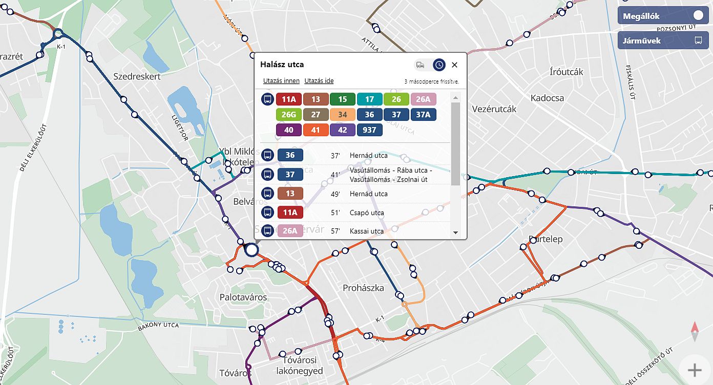 Buszmenetrend - használati útmutató az online járattervezéshez